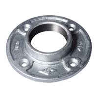 ProSource 27-2G Floor Flange, 2 in, 5.2 in Dia Flange, FIP, 4-Bolt Hole, 0.31 in, 8 mm in (mm) Dia Bolt Hole 