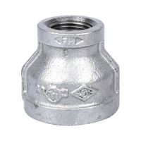 ProSource 24-1X1/2G Reducing Pipe Coupling, 1 x 1/2 in, Threaded, Malleable Steel, SCH 40 Schedule 
