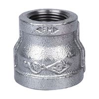 ProSource 24-1X3/4G Reducing Pipe Coupling, 1 x 3/4 in, Threaded, Malleable Steel, SCH 40 Schedule 