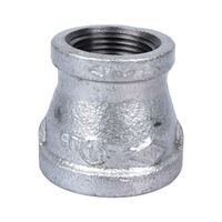 ProSource 24-11/4X1G Reducing Pipe Coupling, 1-1/4 x 1 in, Threaded, Malleable Steel, SCH 40 Schedule 