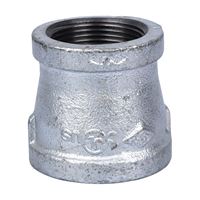 ProSource 24-11/2X11/4G Reducing Pipe Coupling, 1-1/2 x 1-1/4 in, Threaded, Malleable Steel, SCH 40 Schedule 