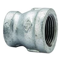 ProSource 24-2X1G Reducing Pipe Coupling, 2 x 1 in, Threaded, Malleable Steel, SCH 40 Schedule 