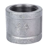 ProSource 21-1 1/2G Pipe Coupling, 1-1/2 in, Threaded, Malleable Steel, SCH 40 Schedule, 300 psi Pressure 