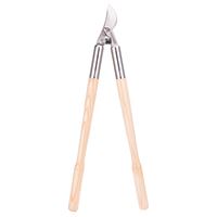 Landscapers Select 6147367 Bypass Lopper, 1-1/2 in Cutting Capacity, Steel Blade, Ash Wood Handle, Wood Handle 