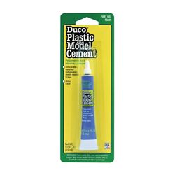 Duco 90225 Plastic and Model Cement, Clear, 0.5 oz, Tube 