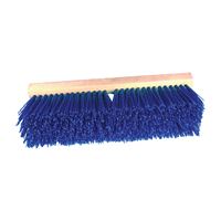 Birdwell 3015-6 Street Broom Head, 4-1/4 in L Trim, Polypropylene Bristle, Blue 