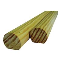 ALEXANDRIA Moulding 0W231-20096C1 Hand Rail Moulding, 96 in L, 1-1/2 in W, Pine Wood, Pack of 6 
