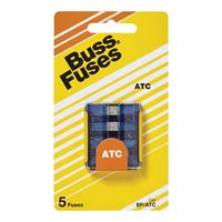 Bussmann BP/ATC-5-RP Automotive Fuse, Blade Fuse, 32 VDC, 5 A, 1 kA Interrupt 