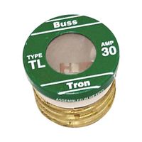 Bussmann BP/TL-30 Plug Fuse, 30 A, 125 V, 10 kA Interrupt, Plastic Body, Time Delay Fuse 