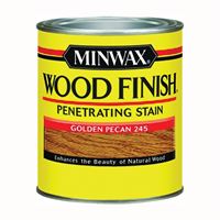 Minwax 224504444 Wood Stain, Golden Pecan, Liquid, 0.5 pt, Can 