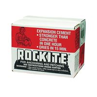 Rockite 10025 Expansion Cement, Powder, White, 25 lb Box 