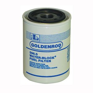 DL Goldenrod 596-5 Fuel Filter, 12 gpm, For: 596 Model 10 micron Fuel Filter