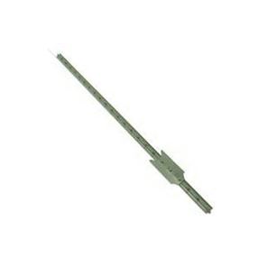CMC TP125PGN080 T-Post, 8 ft H, Steel, Green/White, Pack of 5
