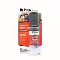 Devcon 21045 Epoxy Gel Adhesive, Cream, Liquid, 0.84 oz, Syringe 