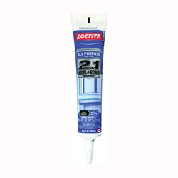 Loctite POLYSEAMSEAL 2139007 Adhesive Caulk, Clear, 24 hr to 2 weeks Curing, 40 to 100 deg F, 5.5 oz Squeeze Tube, Pack of 12 