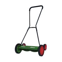 Earthwise 2001-20EW Reel Mower with Trailing Wheels, 20 in W Cutting, 5-Blade, Alloy Steel Blade, Bed Knife Blade 