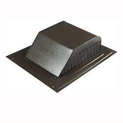 Master Flow SSB960ABR Roof Louver, 18 in L, 20-1/2 in W, Aluminum, Brown, Pack of 6 