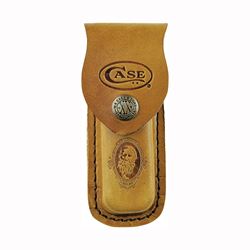 CASE 09026 Sheath, Leather, For: All Medium Size Case Folding Knives 