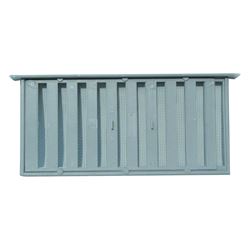 Witten Vent PMS-1 Foundation Vent, 40 sq-in Net Free Ventilating Area, Polypropylene, Gray, Pack of 12 