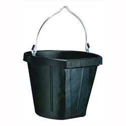Fortex-Fortiflex B600-18 Bucket, Fortalloy Rubber/HDPE, Black 