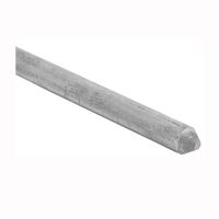 nVent ERICO 815860UPC Grounding Rod, 5/8 in Dia Nominal, 6 ft L, Steel, Galvanized 