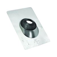 Hercules No-Calk Series 11841 Roof Flashing, 12-1/2 in OAL, 9 in OAW, Galvanized Steel, Pack of 6 