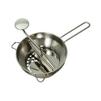 Granite Ware F0722-4 Food Mill, 2 qt Capacity, Stainless Steel, Pack of 2 