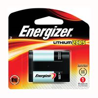 Energizer EL2CR5 EL2CR5BP Battery, 6 V Battery, 1500 mAh, Lithium, Manganese Dioxide 