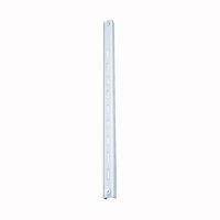 Knape & Vogt 80 80 WH 60 Shelf Standard, 320 lb, 16 ga Thick Material, 5/8 in W, 60 in H, Steel, Pack of 10 