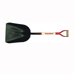 Razor-Back 53117 Scoop Shovel, 13-7/8 in W Blade, 17 in L Blade, Steel Blade, North American Hardwood Handle 
