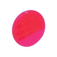 US Hardware RV-659C Safety Reflector, Red Reflector, Plastic Reflector, Adhesive Mounting 