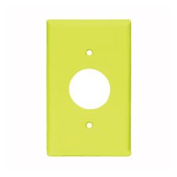 Eaton Wiring Devices PJ7V Wallplate, 4-1/2 in L, 2-3/4 in W, 1 -Gang, Polycarbonate, Ivory, High-Gloss, Pack of 25 