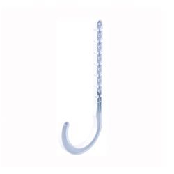 B & K P02-200HC Drain J-Hook, 2 in Opening, ABS, Pack of 20 