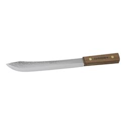 Old Hickory 7-10 Butcher Knife, 1095 Carbon Steel Blade, Hardwood Handle, Brown Handle 