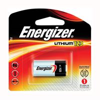 Energizer EL123AP EL123APBP Battery, 3 V Battery, 1500 mAh, Lithium, Manganese Dioxide 