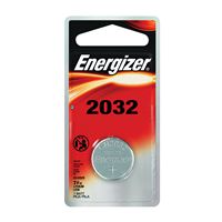 Energizer ECR2032BP Coin Cell Battery, 3 V Battery, 235 mAh, CR2032 Battery, Lithium, Manganese Dioxide, Pack of 6 