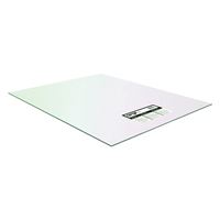 Plaskolite 1AG1195A Flat Sheet, 96 in L, 48 in W, 0.1 in Thick, Clear, Pack of 5 