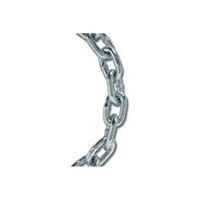 Koch A01210 Proof Coil Chain, 1/4 in, 10 ft L, 30 Grade, Carbon Steel, Electro-Galvanized 