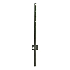 Jackson Wire 14025845 U-Post, 3 ft H, Steel, Green, Plain