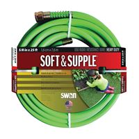 Swan SNSS58025 Garden Hose, 25 ft L, Rubber/Vinyl, Green 