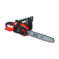 Black+Decker LCS1240 Chainsaw, Battery Included, 2 Ah, 40 V, Lithium-Ion, 4 in Cutting Capacity, 12 in L Bar 