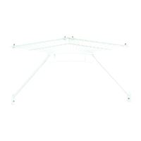 ClosetMaid 21067 Shelf and Rod Corner Kit, 21-1/2 in L, 21-1/2 in W, Steel, White, Pack of 4 