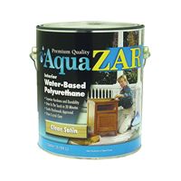Aqua ZAR 32513 Polyurethane, Liquid, Crystal Clear, 1 gal, Can, Pack of 2 