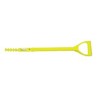 Link Handles 66776 Shovel Handle with Rivet, 27 in L, Fiberglass, For: D-Grip Hollow Back and Closed Back Shovels 