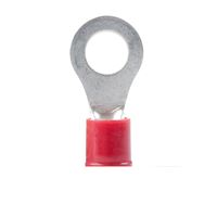 Gardner Bender 20-102 Ring Terminal, 600 V, 22 to 18 AWG Wire, #8 to 10 Stud, Vinyl Insulation, Copper Contact, Red 
