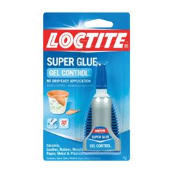 Loctite GEL CONTROL 234790 Super Glue Gel, Gel, Irritating, Clear, 5 g Bottle 