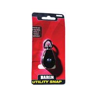 BARON C-0173ZD-1-1/4 Rope Pulley, 13/32 in Rope, 1-1/4 in Sheave, Nickel 