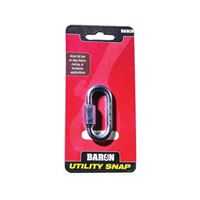 BARON C-7350T-1/8 Quick Link, 220 lb Working Load, Steel, Zinc 