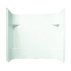 Sterling Accord Series 71144100-0 Bath/Shower Wall Set, 31-1/4 in L, 60 in W, 55 in H, Vikrell, Alcove Installation 
