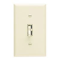 Lutron Ariadni TG-600PH-IV Dimmer, 5 A, 120 V, 600 W, Halogen, Incandescent Lamp, Ivory 